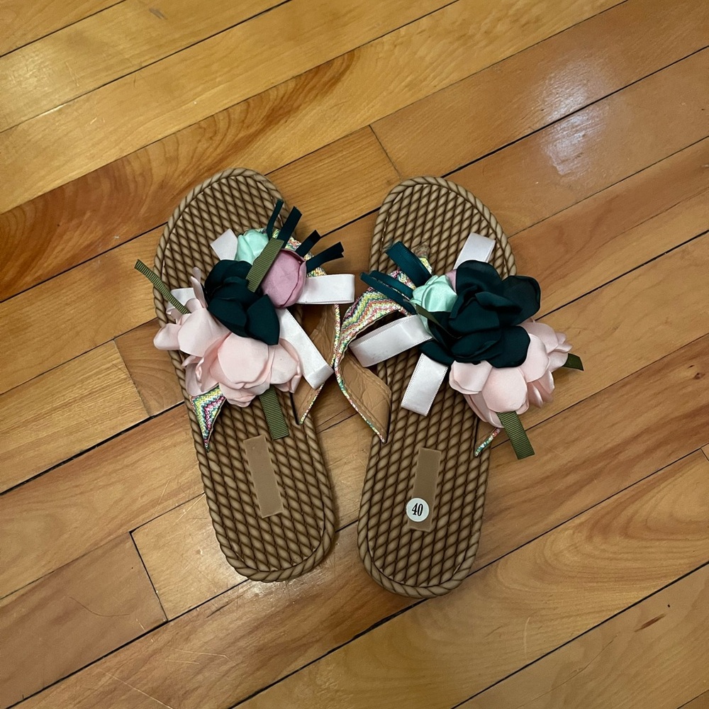 Floral Embellished Women's Sandals